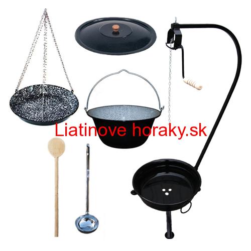 Kotlíkový gulášový a grilovací set Garden party 16 L