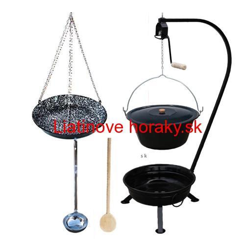 Kotlíkový gulášový a grilovací set Garden party 16 L