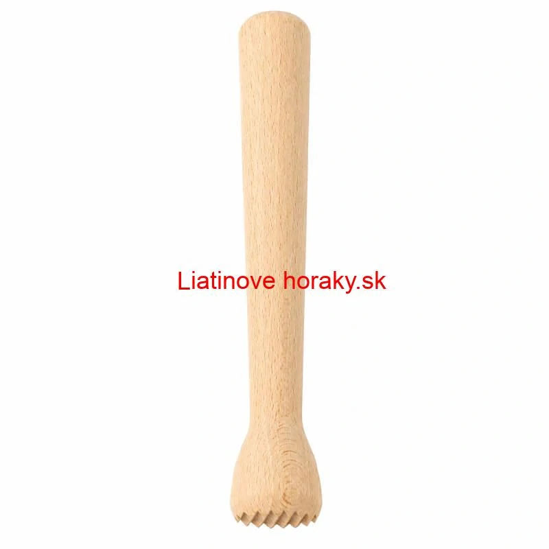 Drevený drvič na cesnak a bylinky 22 cm
