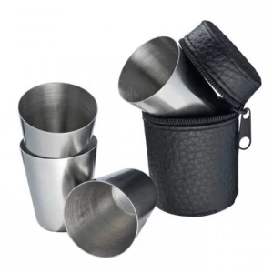 Turistické poháre v puzdre 4 ks 20 ml