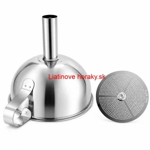 Nerezový lievik so sitkom 11 cm