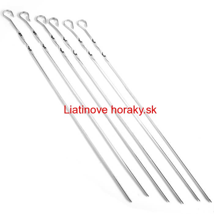 Ihly na špízy 6 ks, 56 cm