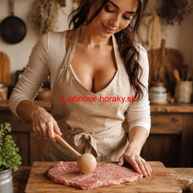 Drevený tĺčik na mäso 29 cm