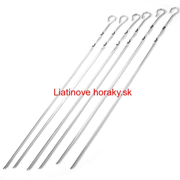 Ihly na špízy 6 ks, 56 cm