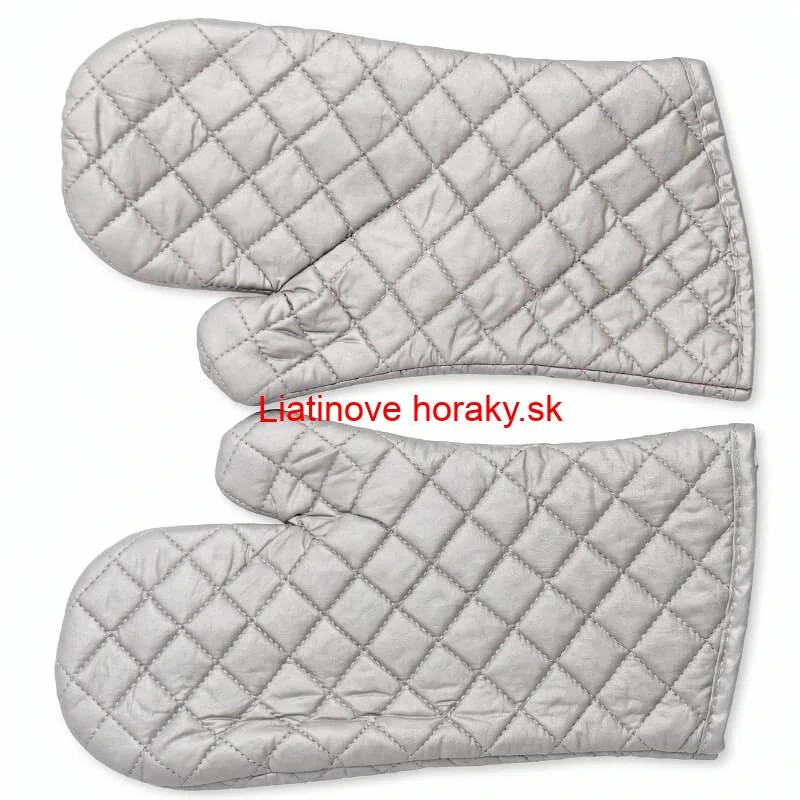 Chňapky strieborné dlhé 35 cm — sada 2 ks