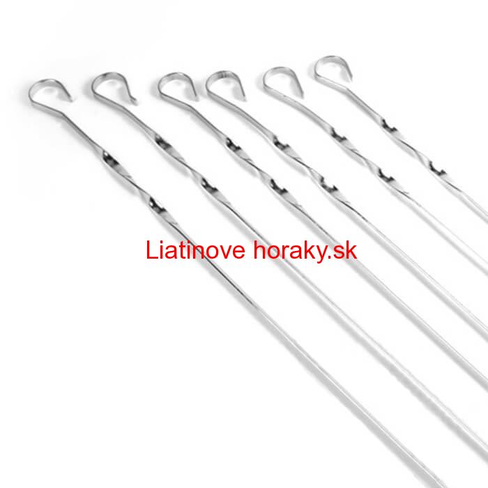 Ihly na špízy 6 ks, 56 cm