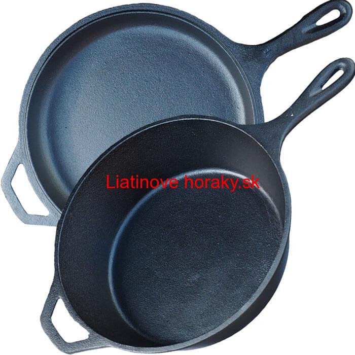 Liatinová panvica s pokrievkou 26,5 cm