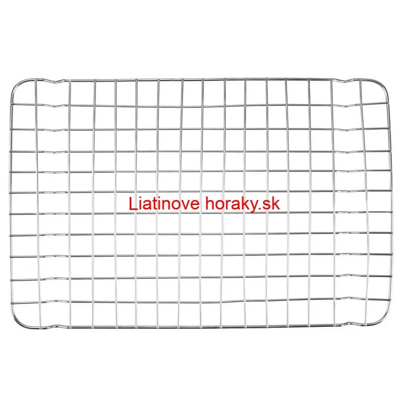 Nerezový rošt na pekáč na grilovanie a pečenie 33 x 22 cm