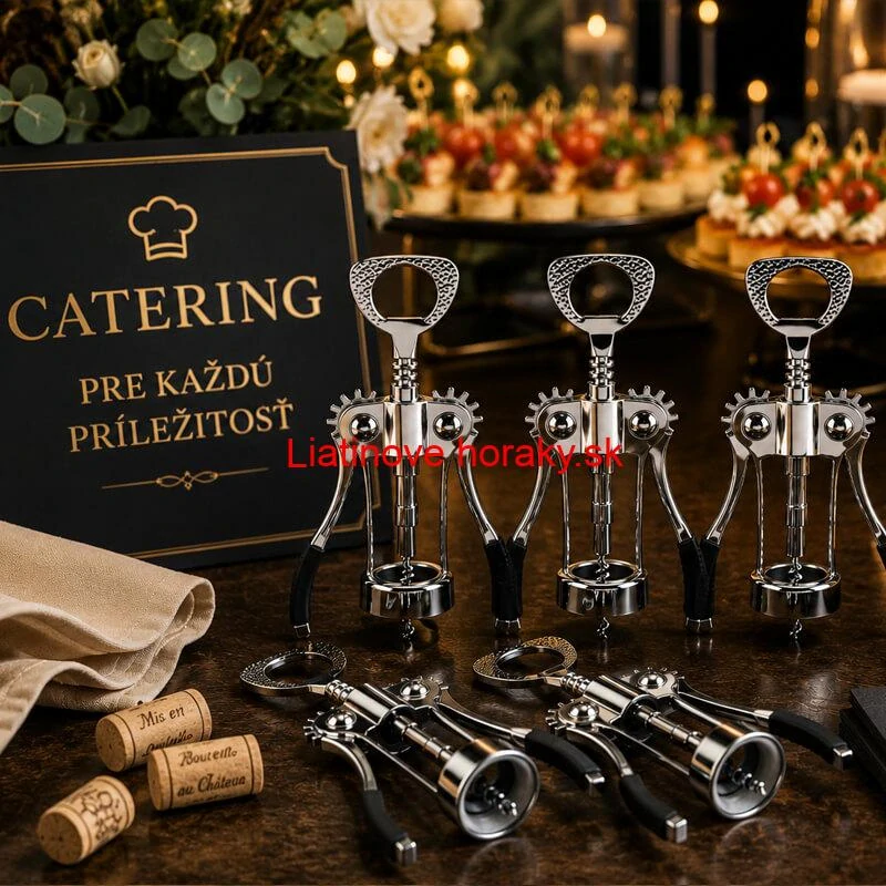 Súprava 5 otváračov na víno – vývrtky na catering a oslavy