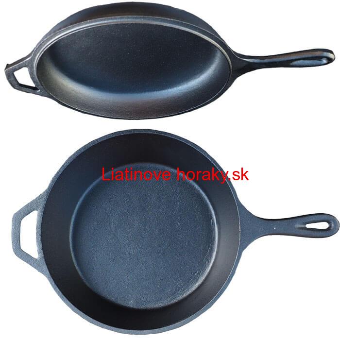 Liatinová panvica s pokrievkou 26,5 cm