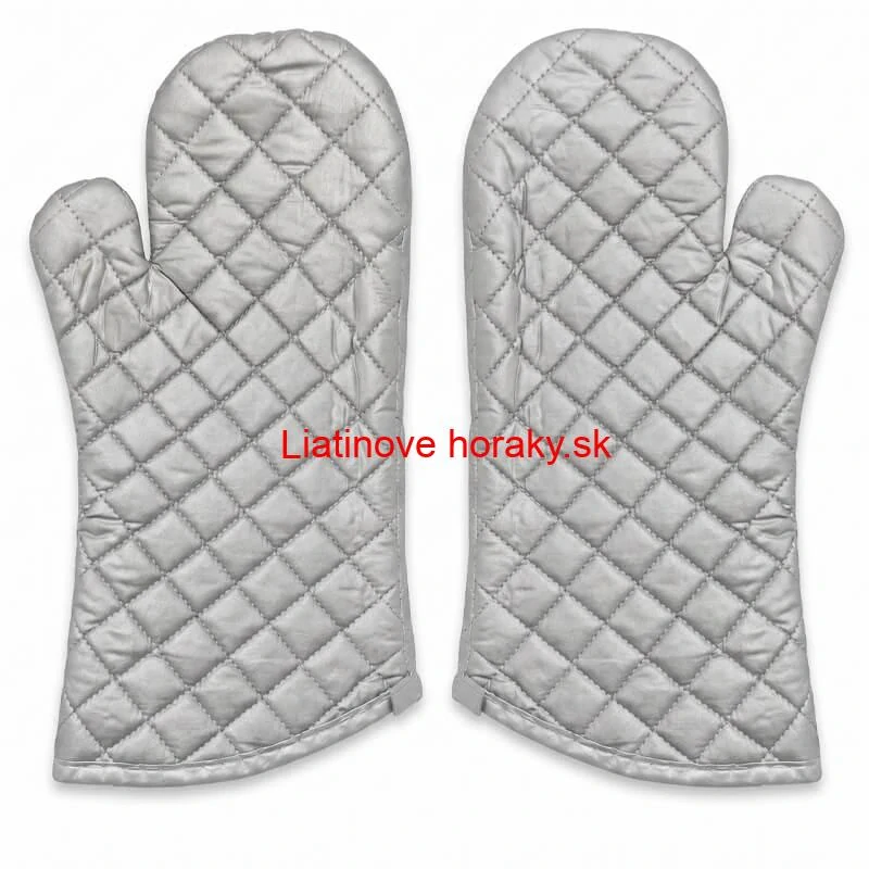 Chňapky strieborné dlhé 35 cm — sada 2 ks