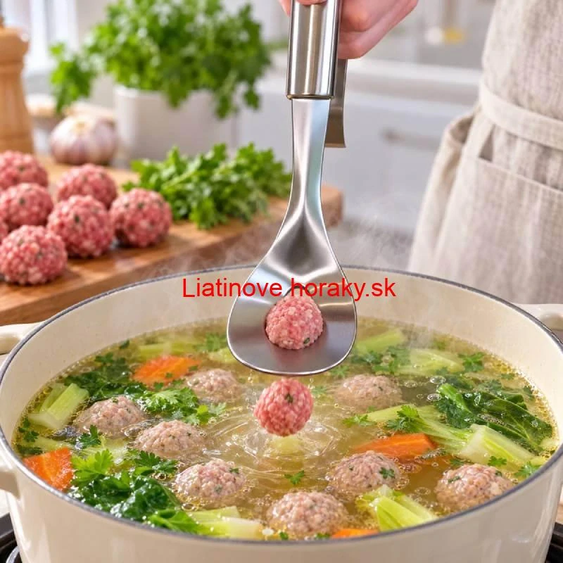 Nerezové tvorítko na mäsové guľky a knedličky